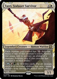 Magic: The Gathering Single - March of the Machine: The Aftermath - Tazri, Stalwart Survivor (Showcase) (Foil) - Rare/0056 - Lightly Played