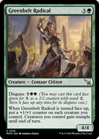 Magic: The Gathering Single - Murders at Karlov Manor - Greenbelt Radical - FOIL Uncommon/0163 Lightly Played