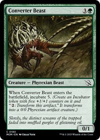 Magic: The Gathering Single - March of the Machine - Converter Beast - Common/0180 - Lightly Played