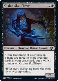 Magic: The Gathering Single - The Brothers' War - Gixian Skullflayer (Foil) - Common/100 - Lightly Played