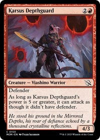 Magic: The Gathering Single - March of the Machine - Karsus Depthguard - Common/0150 - Lightly Played