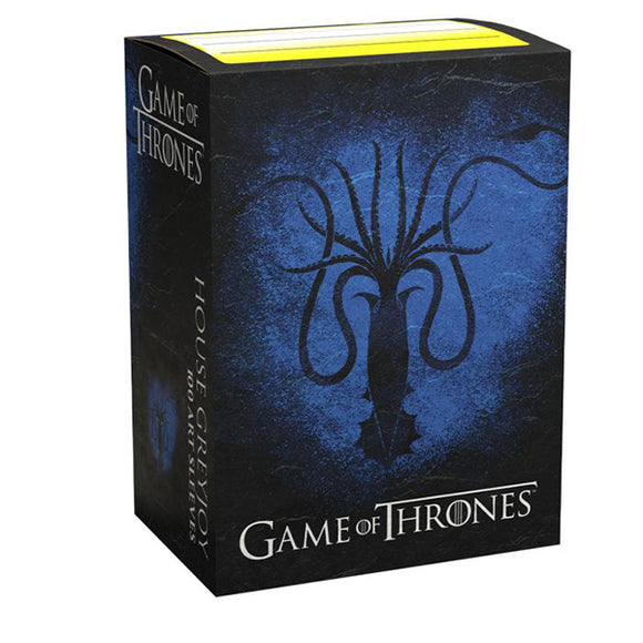 Dragon Shield Sleeves: Standard- Brushed Game of Thrones 'House Greyjoy' (100 ct.)