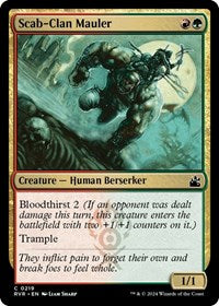 Magic: The Gathering Single - Ravnica Remastered - Scab-Clan Mauler (Foil) - Common/0219 Lightly Played