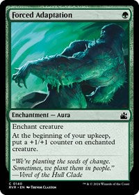 Magic: The Gathering Single - Ravnica Remastered - Forced Adaptation (Foil) - Common/0140 Lightly Played