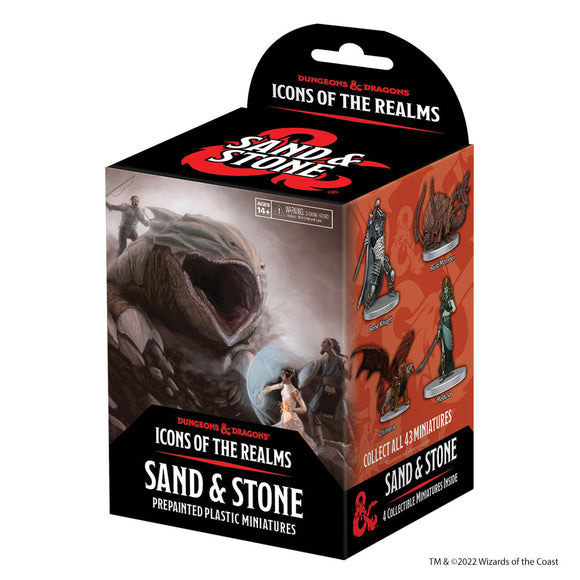 Dungeons & Dragons Miniatures: Icons of the Realms - Sand & Stone - Booster Pack