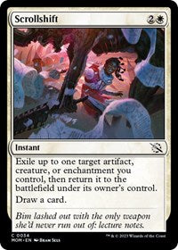 Magic: The Gathering Single - March of the Machine - Scrollshift (Foil) - Common/0034 - Lightly Played