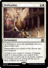 Magic: The Gathering Single - March of the Machine: The Aftermath - Deification (Foil) - Rare/0002 - Lightly Played