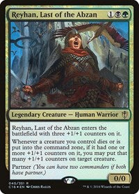 Magic: The Gathering Single - Commander 2016 - Reyhan, Last of the Abzan - FOIL Mythic/040 Lightly Played