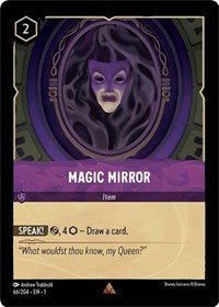 Disney Lorcana Single - First Chapter - Magic Mirror - Rare/066 Lightly Played