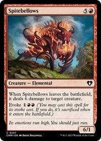 Magic: The Gathering Single - Commander Masters - Spitebellows - FOIL Common/0257 - Lightly Played