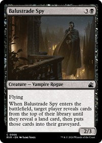 Magic: The Gathering Single - Ravnica Remastered - Balustrade Spy (Foil) - Common/0066 Lightly Played