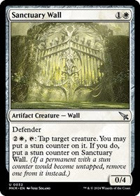 Magic: The Gathering Single - Murders at Karlov Manor - Sanctuary Wall - FOIL Uncommon/0032 Lightly Played