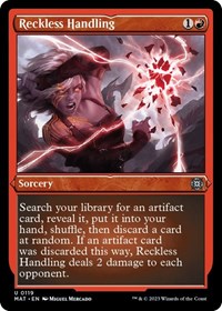 Magic: The Gathering Single - March of the Machine: The Aftermath - Reckless Handling (Foil Etched) - Uncommon/0119 - Lightly Played