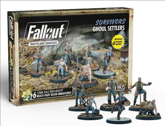Fallout: Wasteland Warfare - Survivors Ghoul Settlers (The Slog)