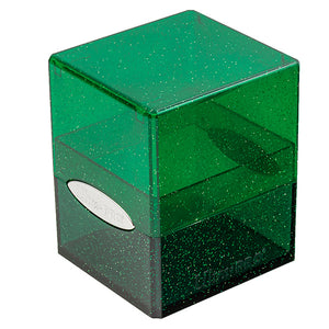 Deckbox: Satin Cube 100+ Glitter- Green