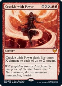 Magic: The Gathering Single - Strixhaven: School of Mages - Crackle with Power - Mythic/095 - Lightly Played