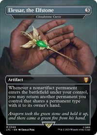 Magic: The Gathering Single - Commander: The Lord of the Rings: Tales of Middle-earth - Elessar, the Elfstone - Cloudstone Curio (Foil) - Mythic/0349 - Lightly Played