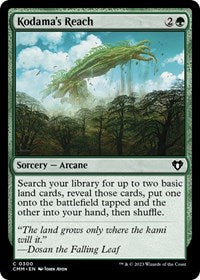 Magic: The Gathering Single - Commander Masters - Kodama's Reach - FOIL Common/0100 - Lightly Played