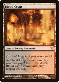 Magic: The Gathering Single - The List - Dissension - Blood Crypt - Rare/171 Lightly Played