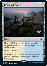 Magic: The Gathering Single - Innistrad: Midnight Hunt - Deserted Beach (Promo) - Rare/260 Lightly Played