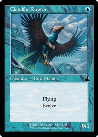 Magic: The Gathering Single - Ravnica Remastered - Cloudfin Raptor (Retro Frame) - Common/0310 Lightly Played