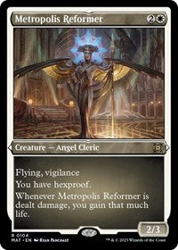 Magic: The Gathering Single - March of the Machine: The Aftermath - Metropolis Reformer (Foil Etched) - Rare/0104 - Lightly Played