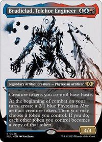 Magic: The Gathering Single - March of the Machine: Multiverse Legends - Brudiclad, Telchor Engineer (Foil) - Rare/0036 - Lightly Played