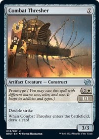 Magic: The Gathering Single - The Brothers' War - Combat Thresher - Uncommon/035 - Lightly Played