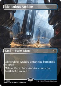 Magic: The Gathering Single - Murders at Karlov Manor - Meticulous Archive (Borderless) - FOIL Rare/0328 Lightly Played
