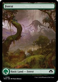 Magic: The Gathering Single - Modern Horizons 3 - Forest (0308) - FOIL Land/0308 - Lightly Played