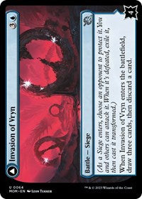 Magic: The Gathering Single - March of the Machine - Invasion of Vryn (Foil) - Uncommon/0064 - Lightly Played