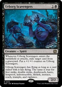 Magic: The Gathering Single - March of the Machine: The Aftermath - Urborg Scavengers (Foil) - Rare/0015 - Lightly Played