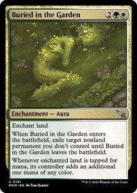 Magic: The Gathering Single - Murders at Karlov Manor - Buried in the Garden - FOIL Uncommon/0191 Lightly Played