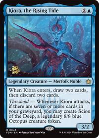 Magic: The Gathering Single - Foundations - Kiora, the Rising Tide -  Pre-Release Mythic/0045 - Lightly Played