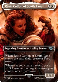 Magic: The Gathering Single - Universes Beyond: The Lord of the Rings: Tales of Middle-earth - Rosie Cotton of South Lane (Borderless) (Foil) - Uncommon/0440 - Lightly Played