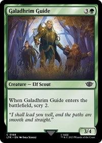 Magic: The Gathering Single - Universes Beyond: The Lord of the Rings: Tales of Middle-earth - Galadhrim Guide (Foil) - Common/0168 - Lightly Played