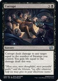 Magic: The Gathering Single - The Brothers' War - Corrupt (Foil) - Uncommon/088 - Lightly Played