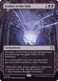 Magic: The Gathering Single - Wilds of Eldraine: Enchanting Tales - Leyline of the Void - Rare/0030 Lightly Played