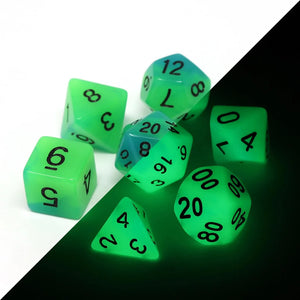 7pc RPG Set - Glow-in-the-Dark - Driftglobe