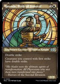 Magic: The Gathering Single - March of the Machine: Multiverse Legends - Kwende, Pride of Femeref (Foil) - Uncommon/0005 - Lightly Played