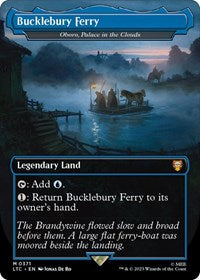 Magic: The Gathering Single - Commander: The Lord of the Rings: Tales of Middle-earth - Bucklebury Ferry - Oboro, Palace in the Clouds (Foil) - Mythic/0371 - Lightly Played