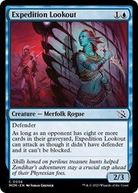 Magic: The Gathering Single - March of the Machine - Expedition Lookout (Foil) - Common/0056 - Lightly Played