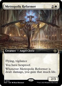 Magic: The Gathering Single - March of the Machine: The Aftermath - Metropolis Reformer (Extended Art) - Rare/0152- Lightly Played