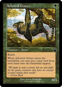 Magic: The Gathering Single - Ravnica Remastered - Arboreal Grazer (Retro Frame) (Foil) - Common/0343 Lightly Played