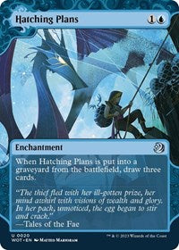 Magic: The Gathering Single - Wilds of Eldraine: Enchanting Tales - Hatching Plans (Foil) - Uncommon/0020 Lightly Played