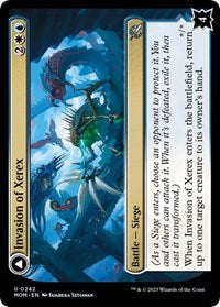 Magic: The Gathering Single - March of the Machine - Invasion of Xerex (Foil) - Uncommon/0242 - Lightly Played