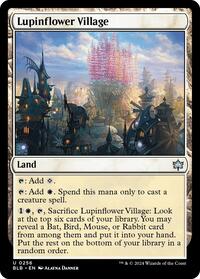 Magic: The Gathering Single - Bloomburrow - Lupinflower Village - FOIL Uncommon/0236 - Lightly Played