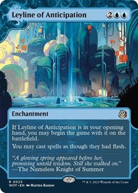 Magic: The Gathering Single - Wilds of Eldraine: Enchanting Tales - Leyline of Anticipation (Foil) - Rare/0023 Lightly Played