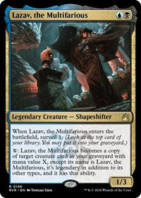 Magic: The Gathering Single - Ravnica Remastered - Lazav, the Multifarious (Foil) - Rare/0196 Lightly Played