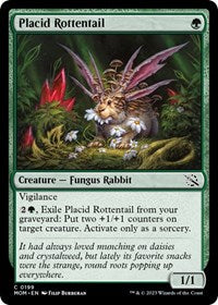 Magic: The Gathering Single - March of the Machine - Placid Rottentail - Common/0199 - Lightly Played